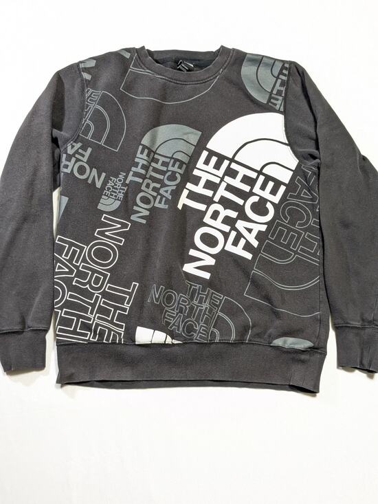The North Face Other - The North Face Men’s Sweatshirt Medium Black Graphic Logo Crewneck Pullover